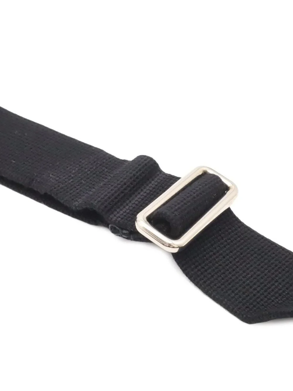 Gucci Jumbo GG Cross Belt Bag Crossbody Leather Black Silver